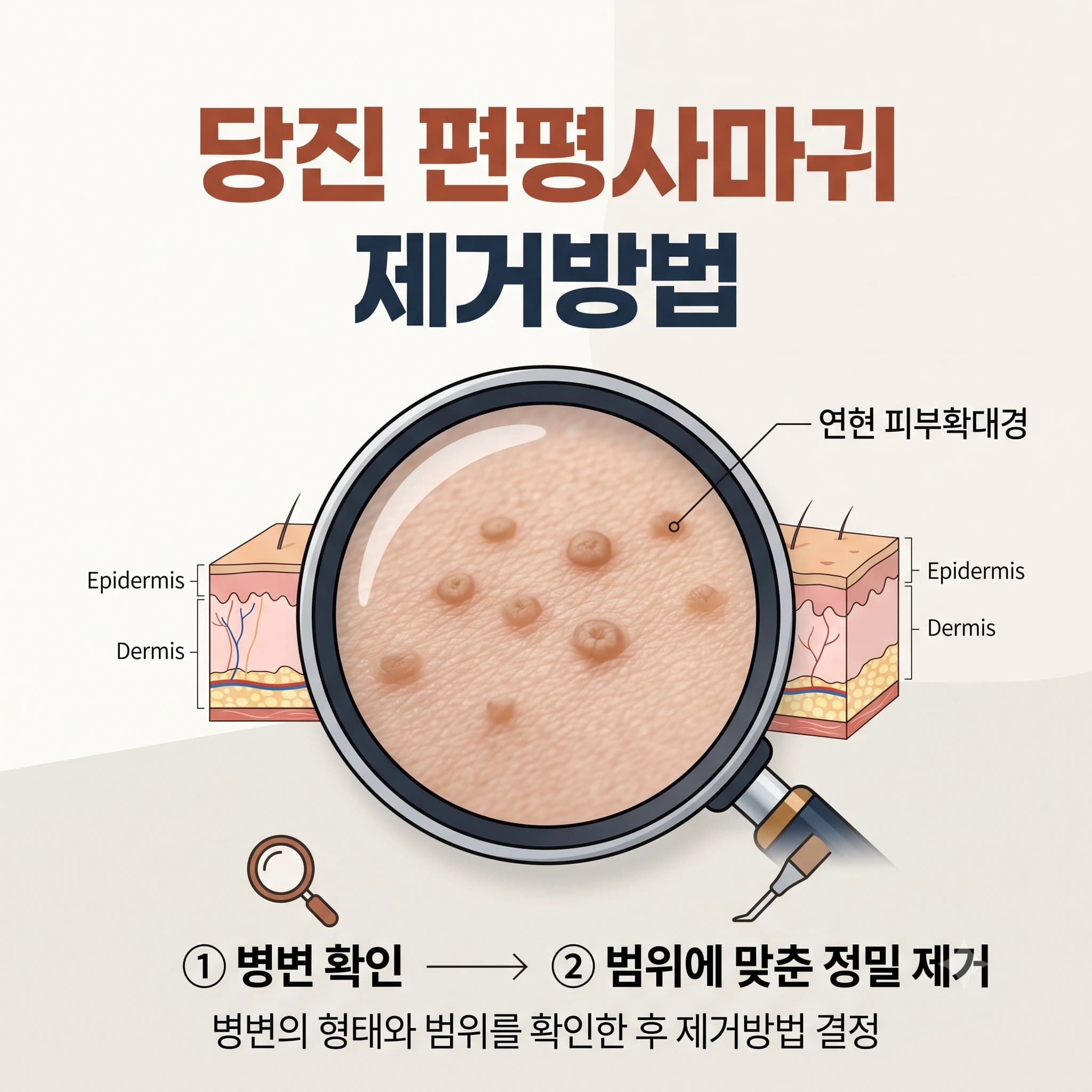 당진 편평사마귀 제거방법