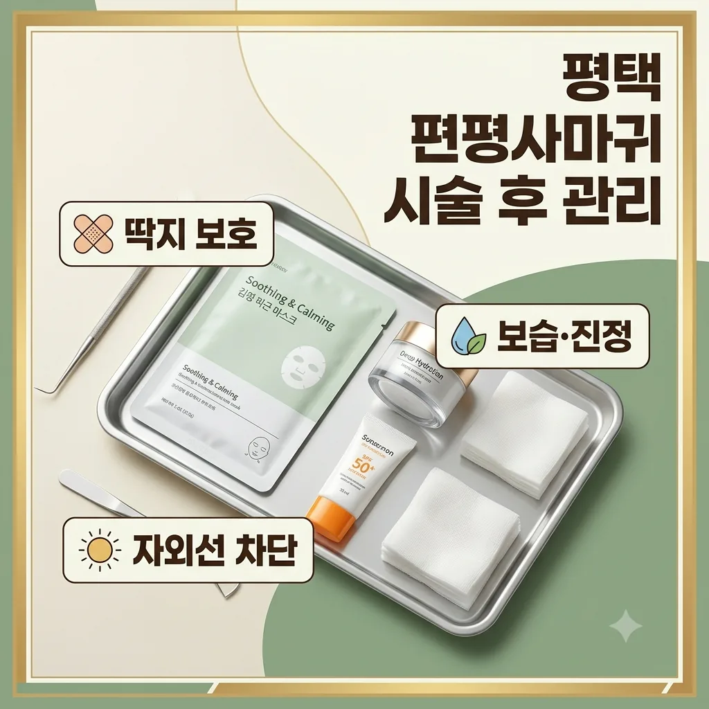 평택 편평사마귀 시술후관리