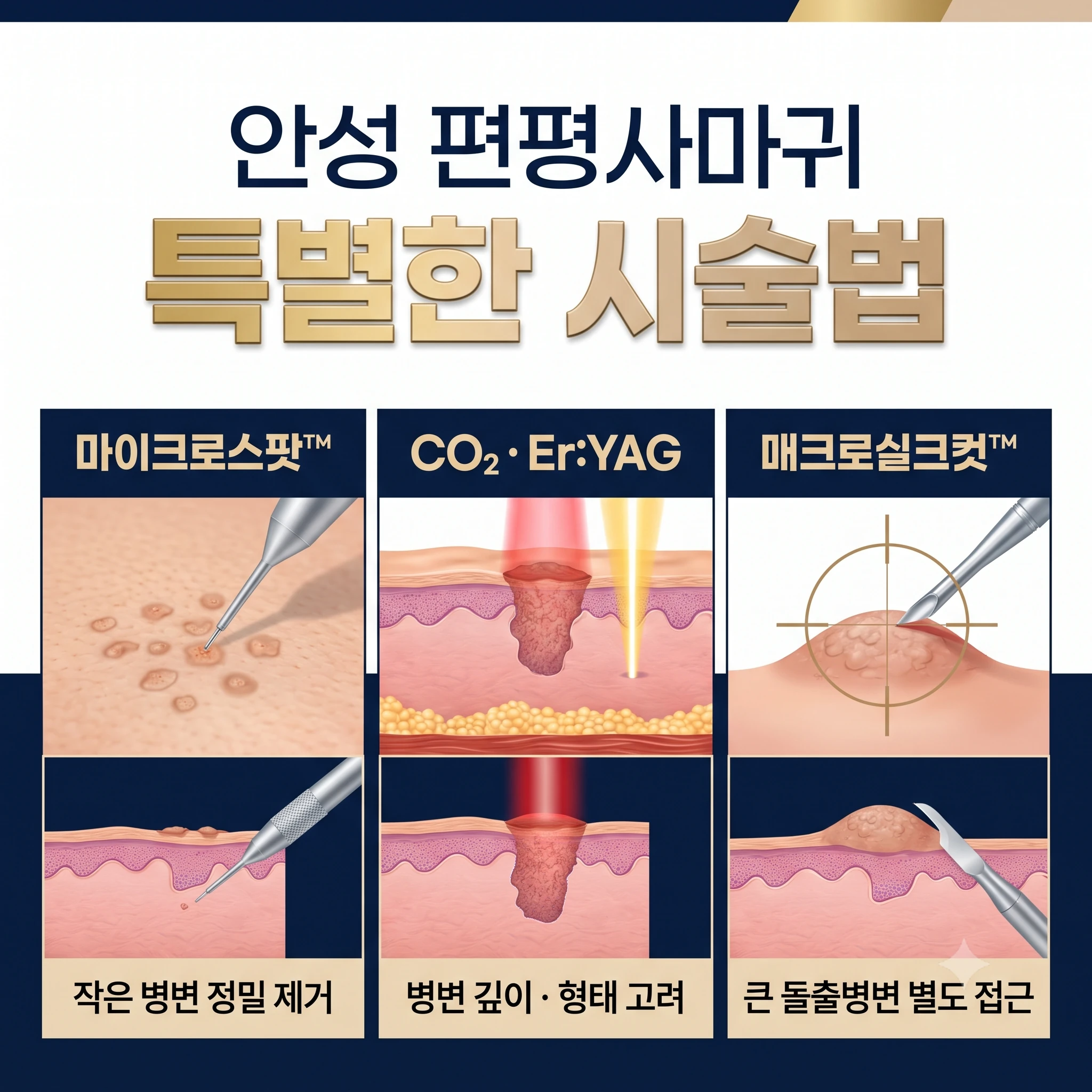 안성 편평사마귀 특별한 시술법