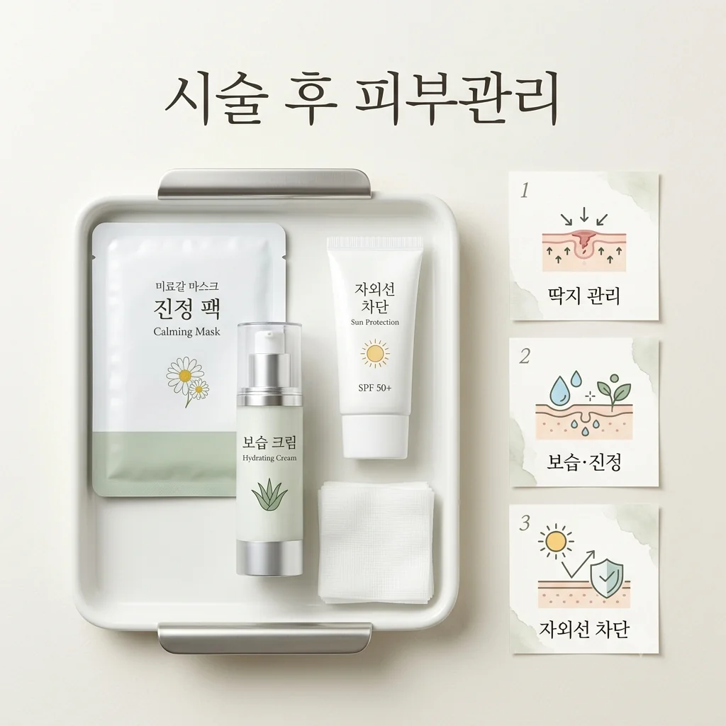 천안 편평사마귀 시술후관리
