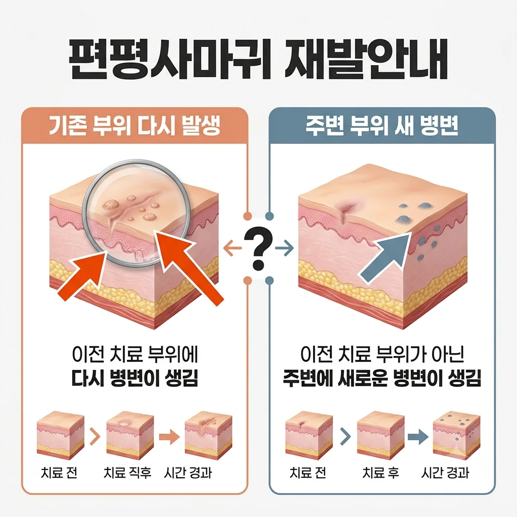천안 편평사마귀 재발안내