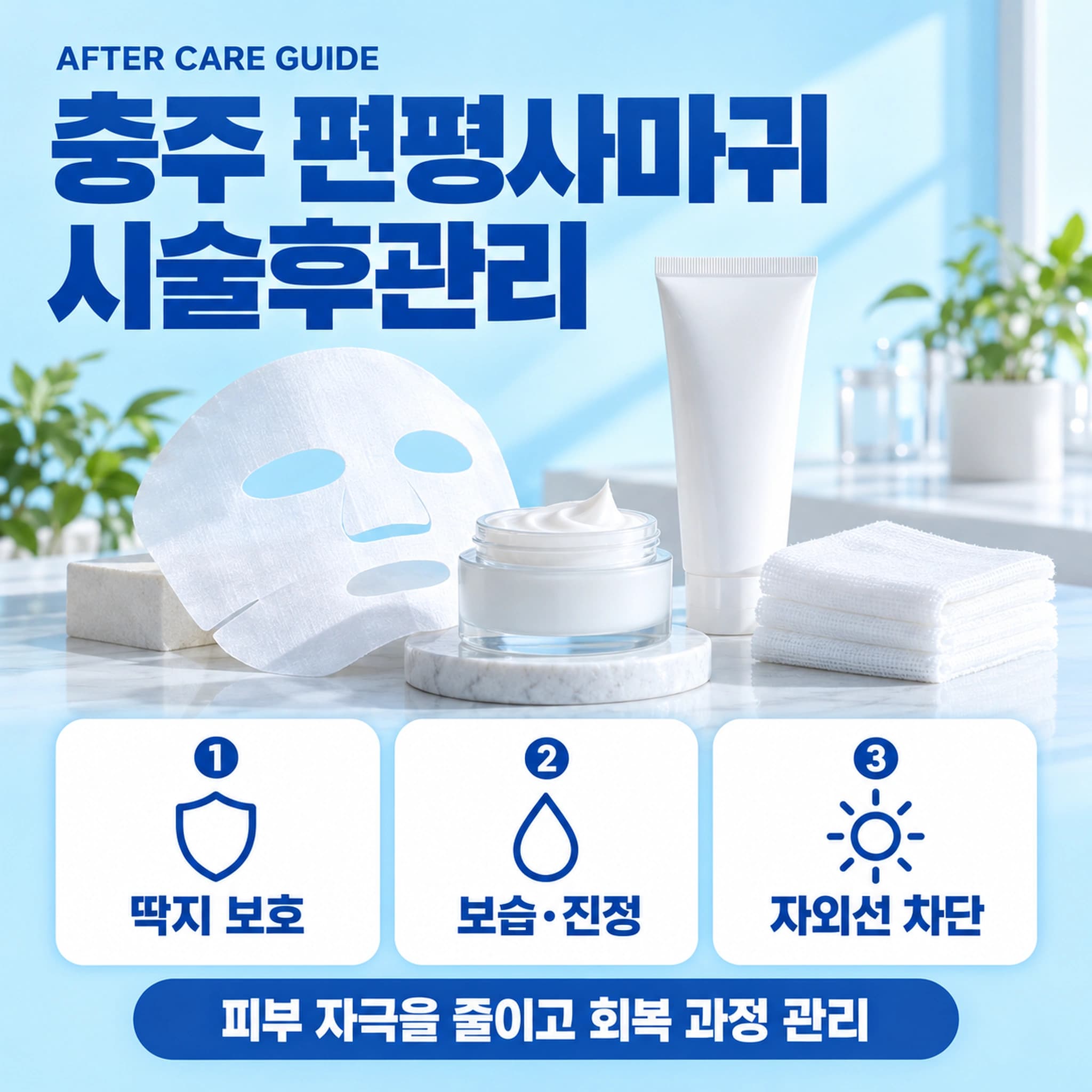 충주 편평사마귀 시술후관리