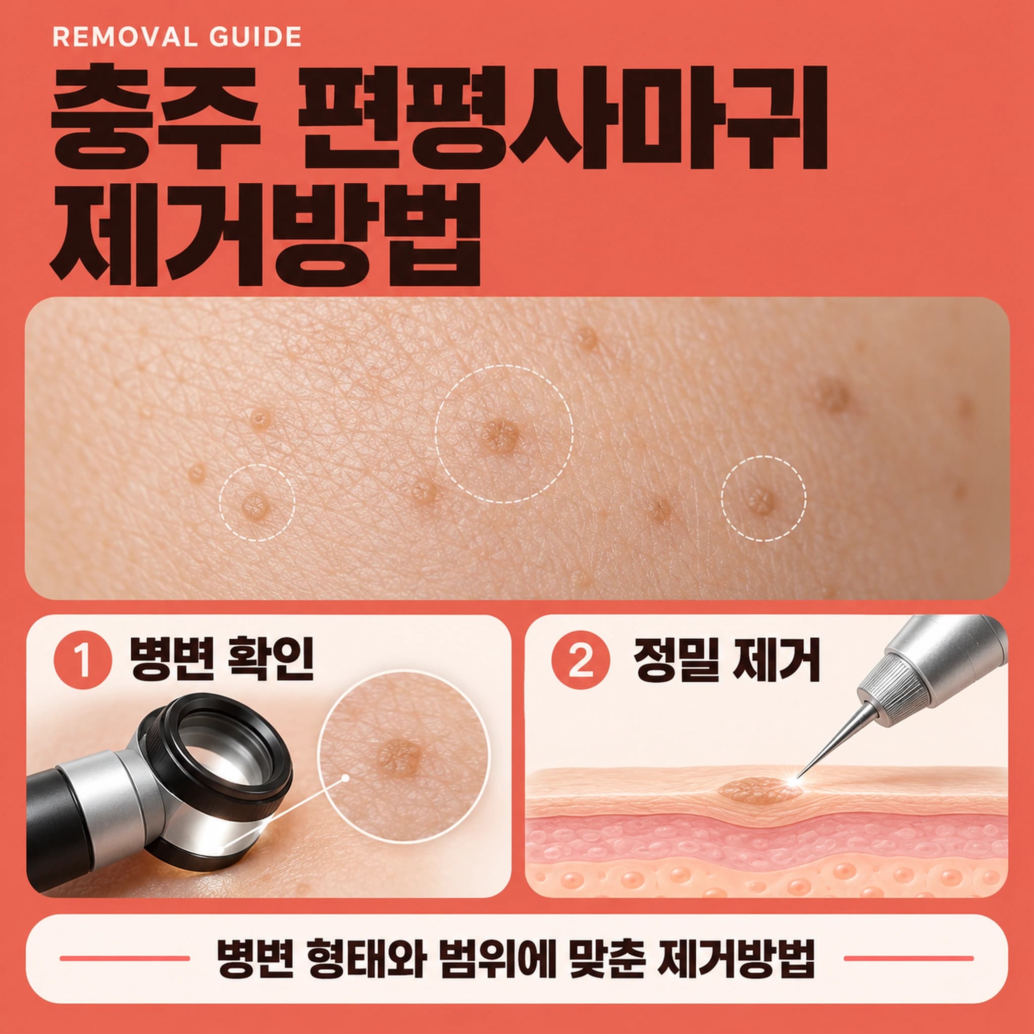 충주 편평사마귀 제거방법