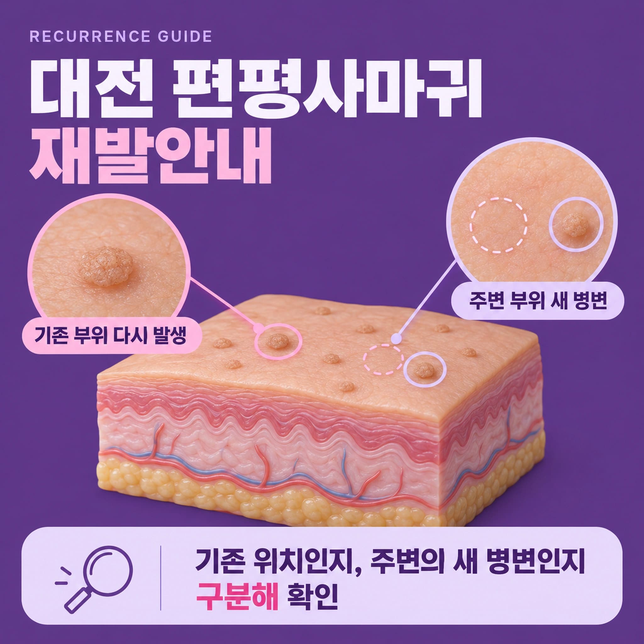대전 편평사마귀 재발안내