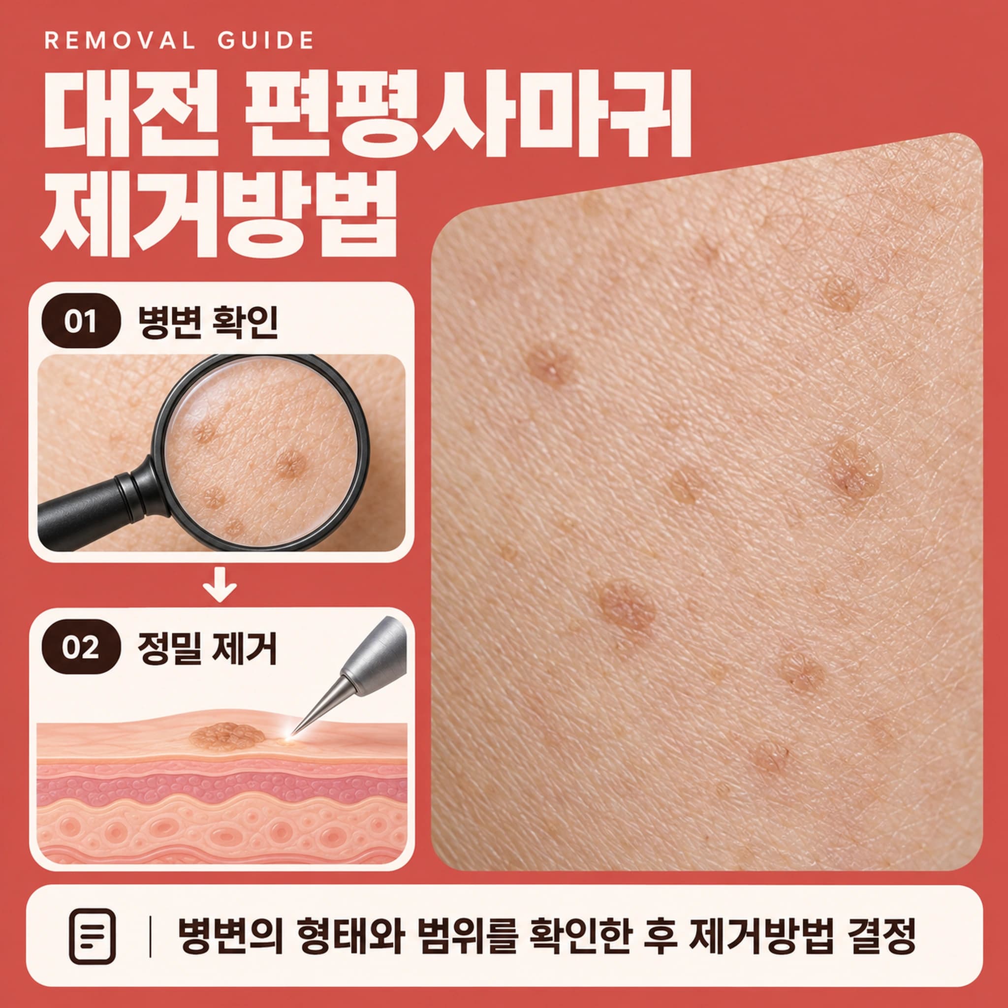 대전 편평사마귀 제거방법
