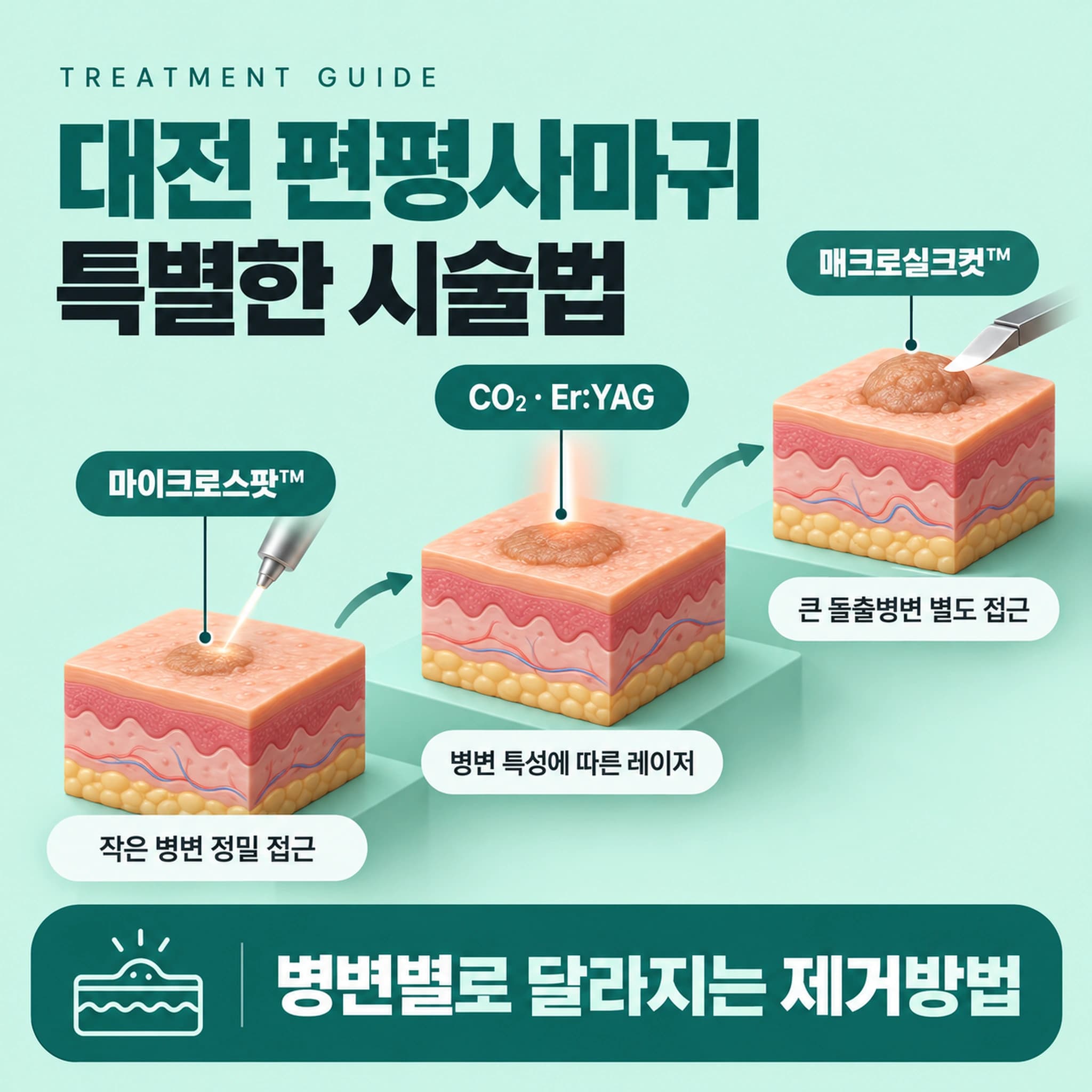 대전 편평사마귀 특별한 시술법