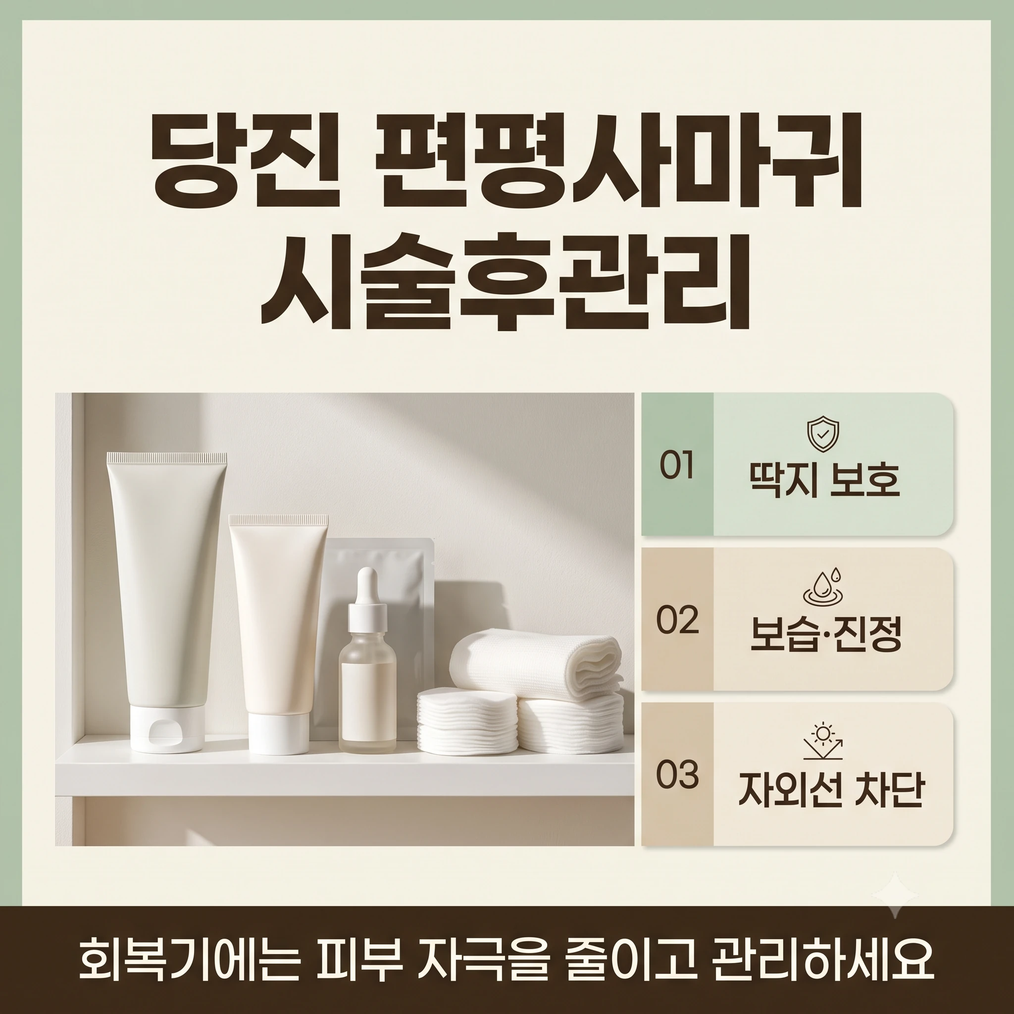 당진 편평사마귀 시술후관리
