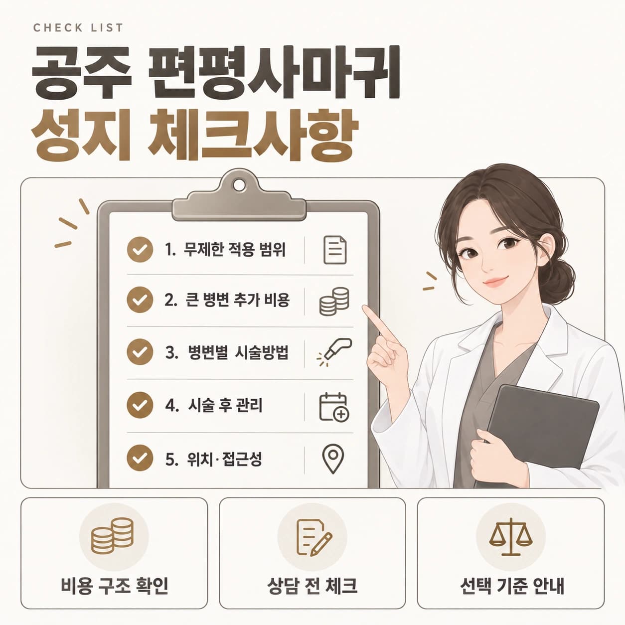 공주 편평사마귀 확인할 사항