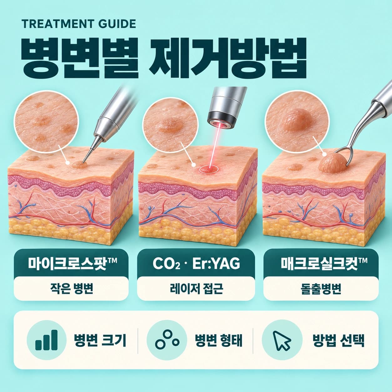 천안 편평사마귀 특별한 시술법