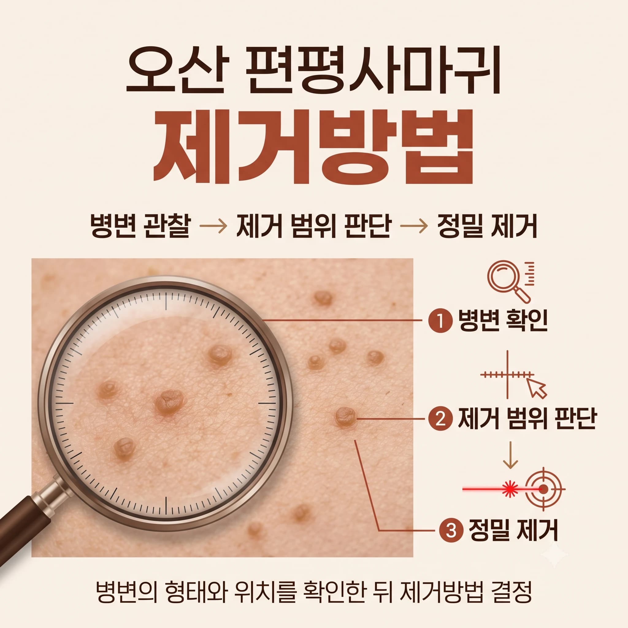 오산 편평사마귀 제거방법