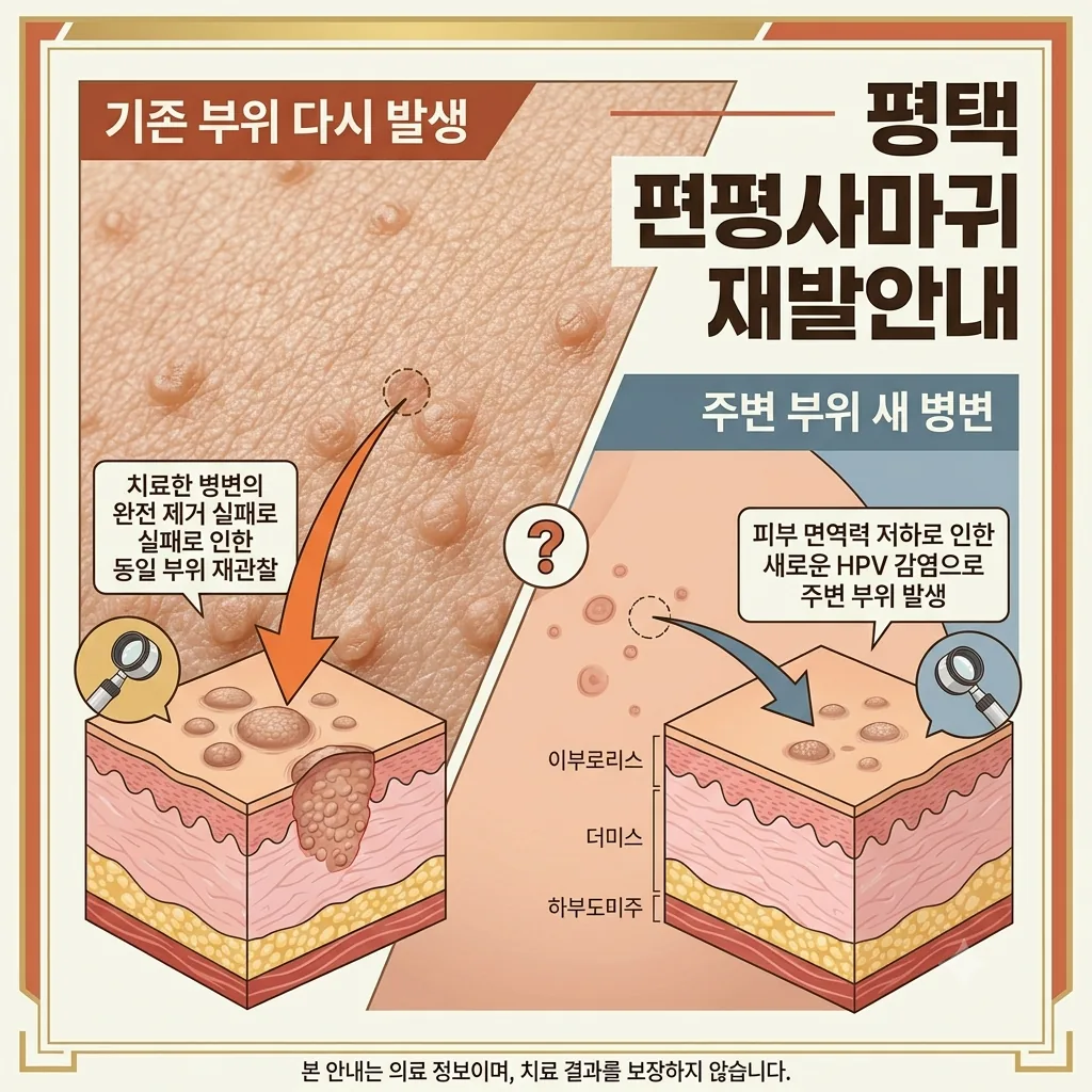 평택 편평사마귀 재발안내