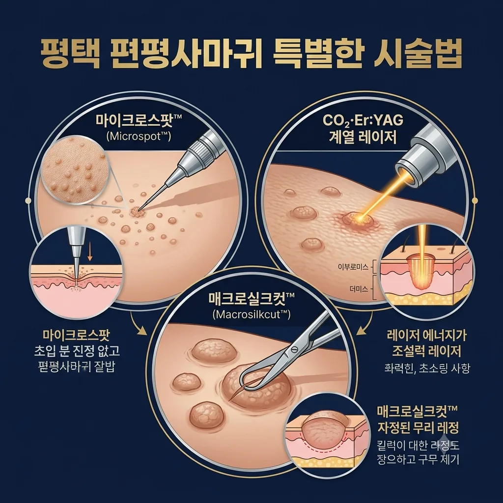 평택 편평사마귀 특별한 시술법
