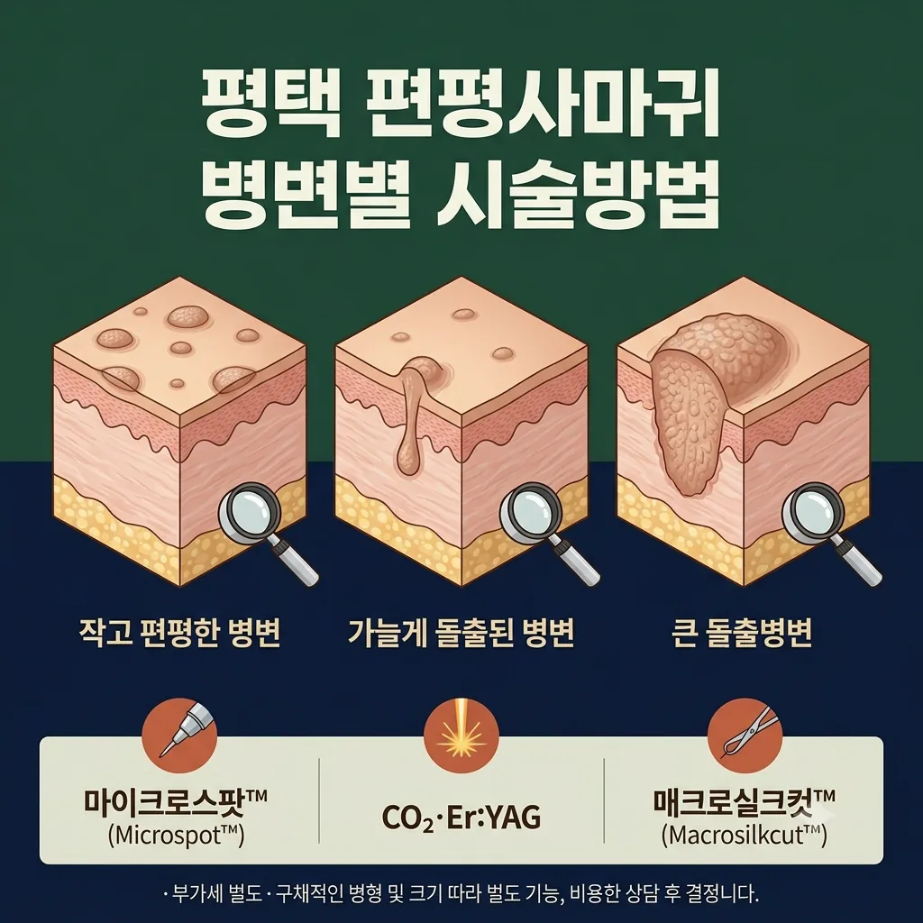 평택 편평사마귀 특별한 시술법