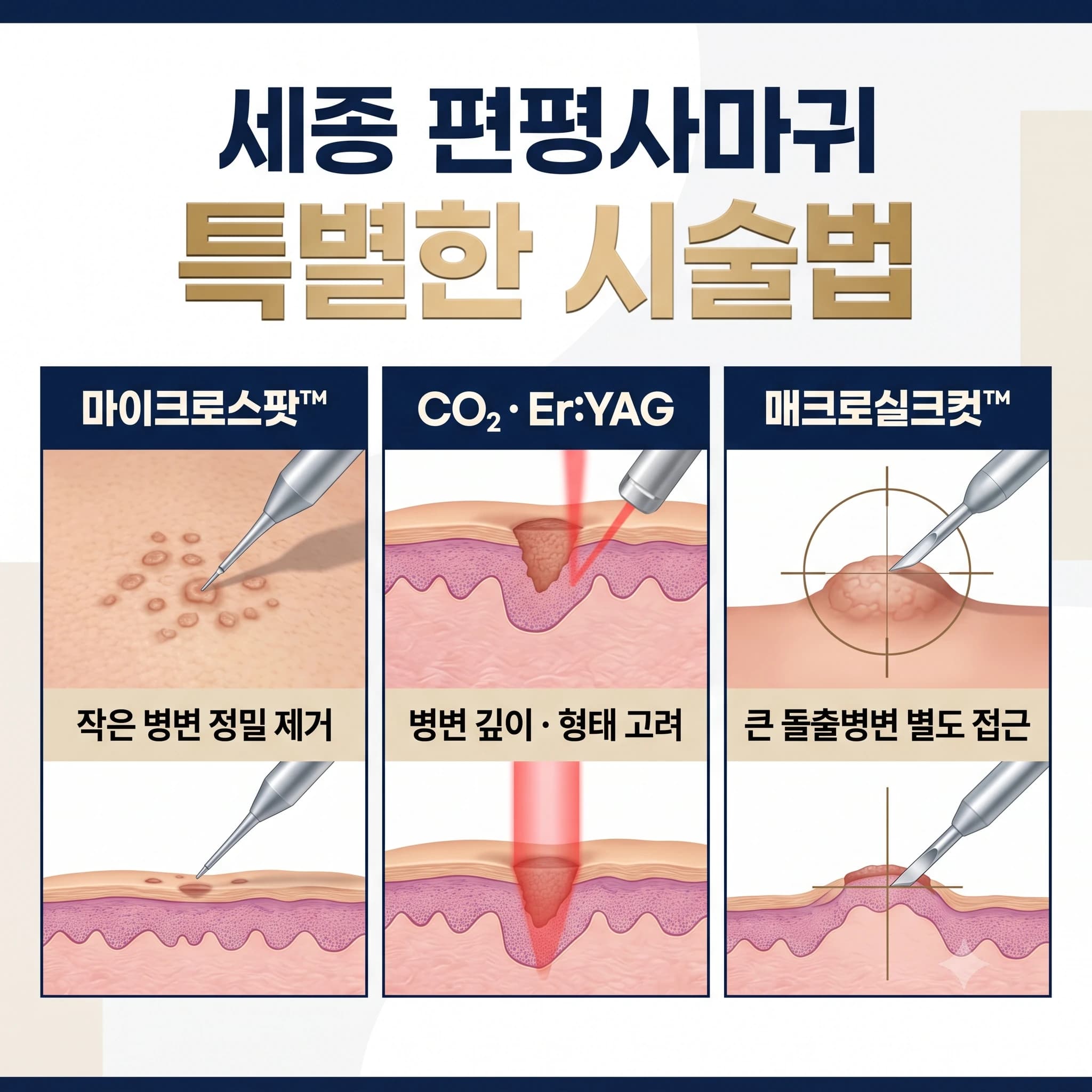 세종 편평사마귀 특별한 시술법