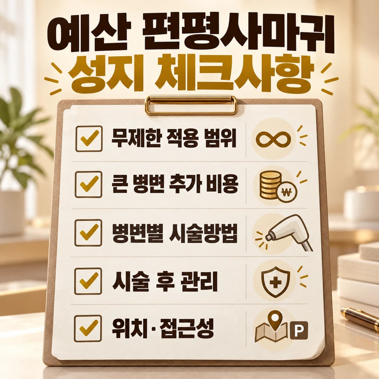 예산 편평사마귀 확인할 사항